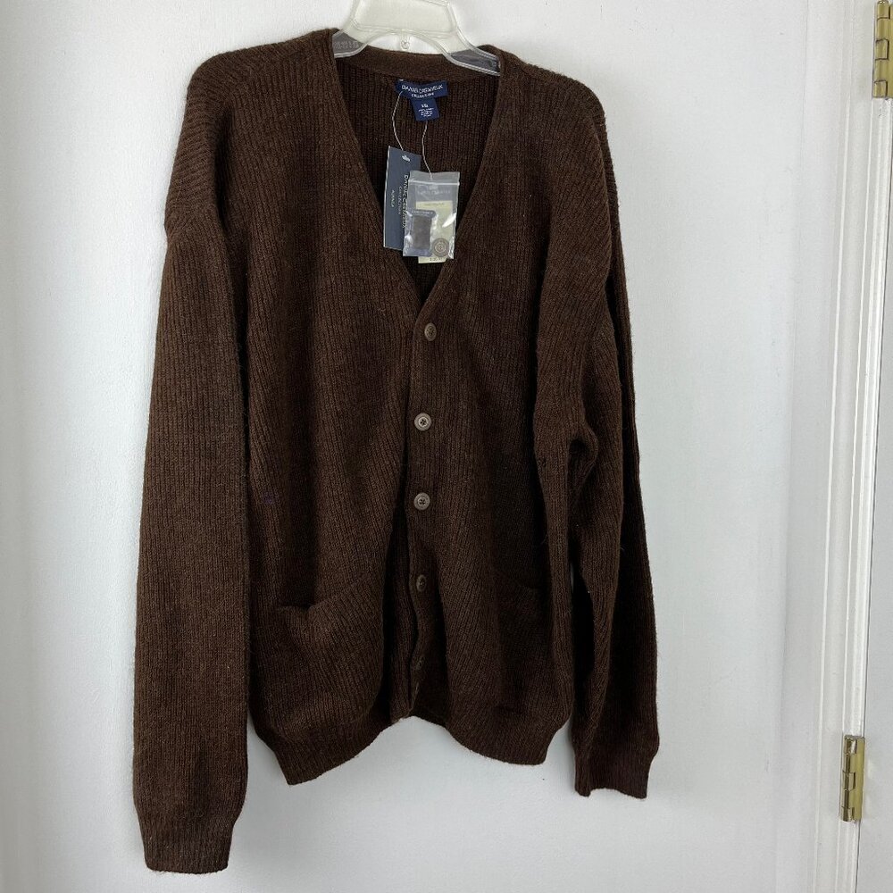 Daniel Cremieux Collection Cardigan Sweater XXL Brown